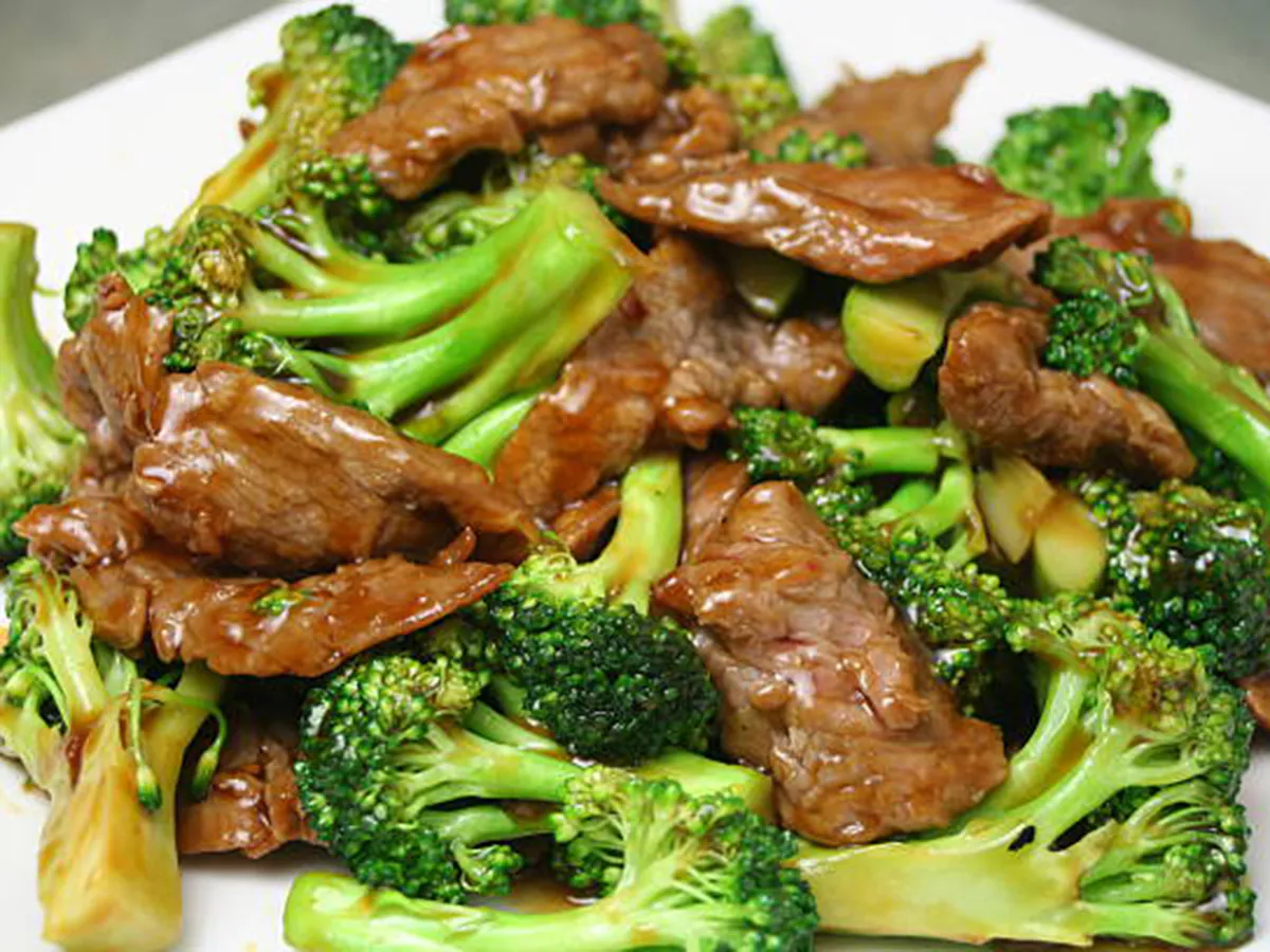 Beef-broccoli at Yummy Cuisine，a Chinese Restaurant in Florence