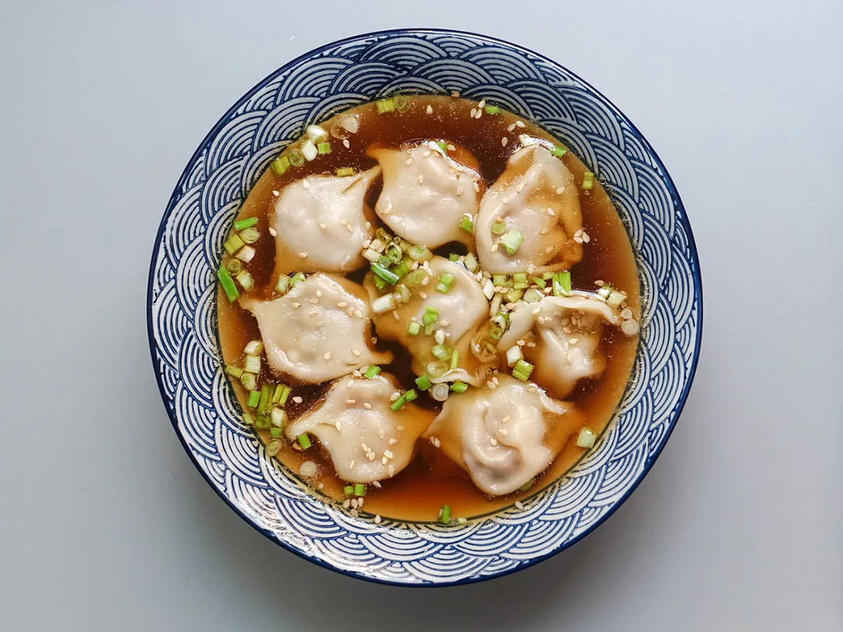 wonton soup at Yummy Cuisine，a Chinese Restaurant in Florence