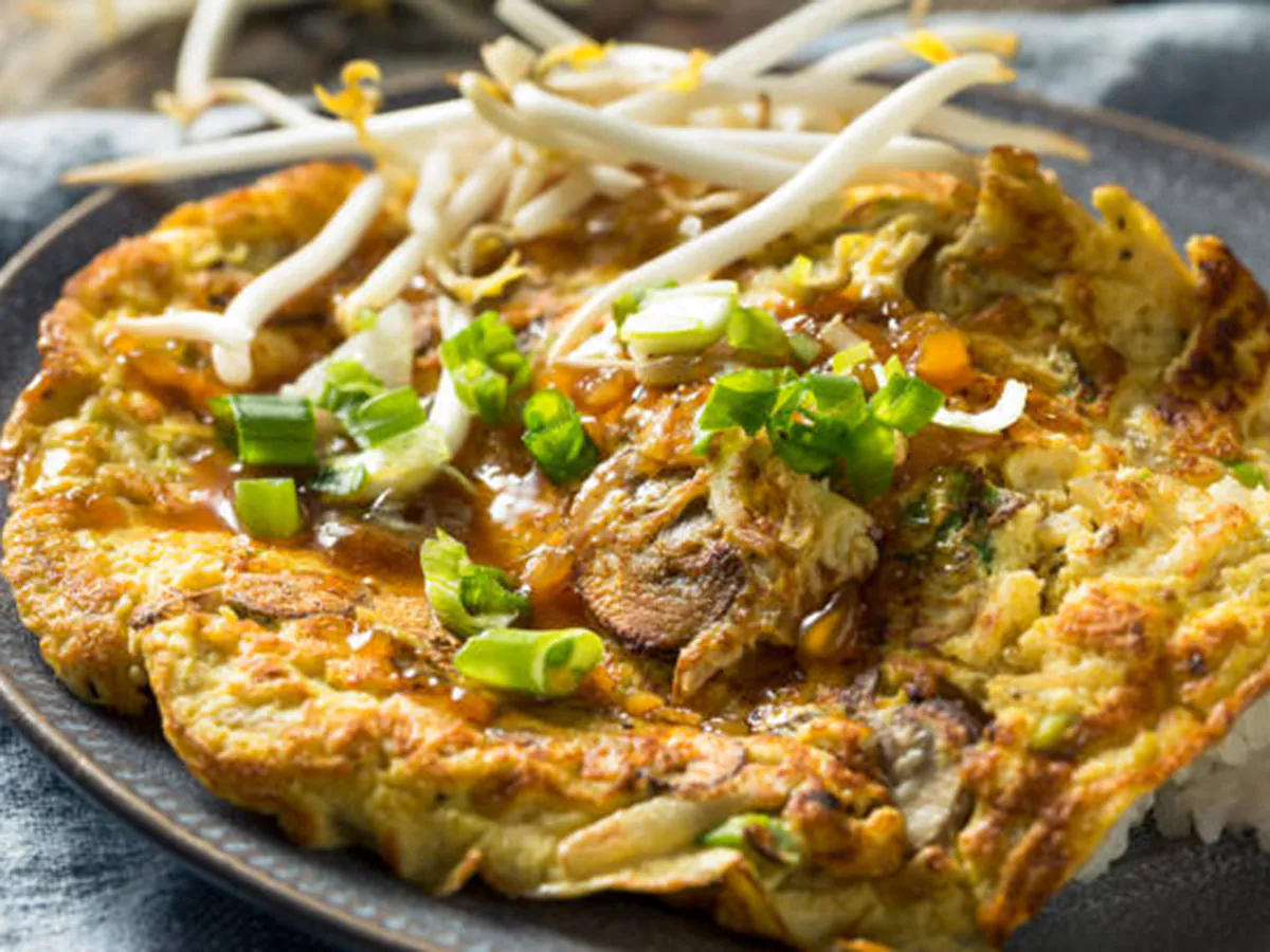 Egg Foo Yung at Yummy Cuisine，a Chinese Restaurant in Florence
